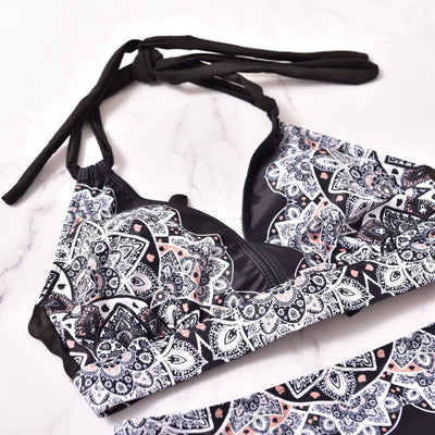 Printed Split Bikini