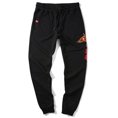 Embroidered casual pants