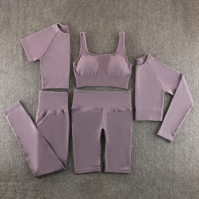 Seamless Yoga Set Sportswear Gym Clothing Workout Clothes