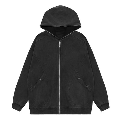 Masked Hooded Sweater Cardigan Men