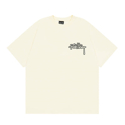 Niche English Letter Printed T-shirt For Men