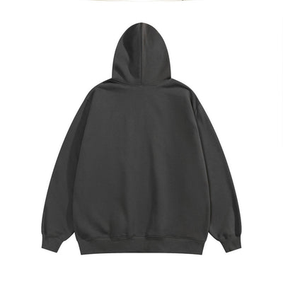 Foam Letter Printed Hoodie Men