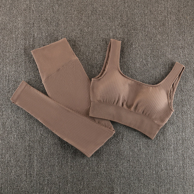 Seamless Yoga Set Sportswear Gym Clothing Workout Clothes