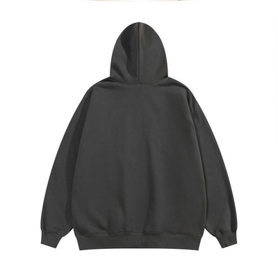 Foam Letter Printed Hoodie Men