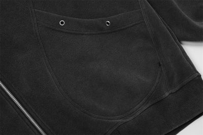Masked Hooded Sweater Cardigan Men