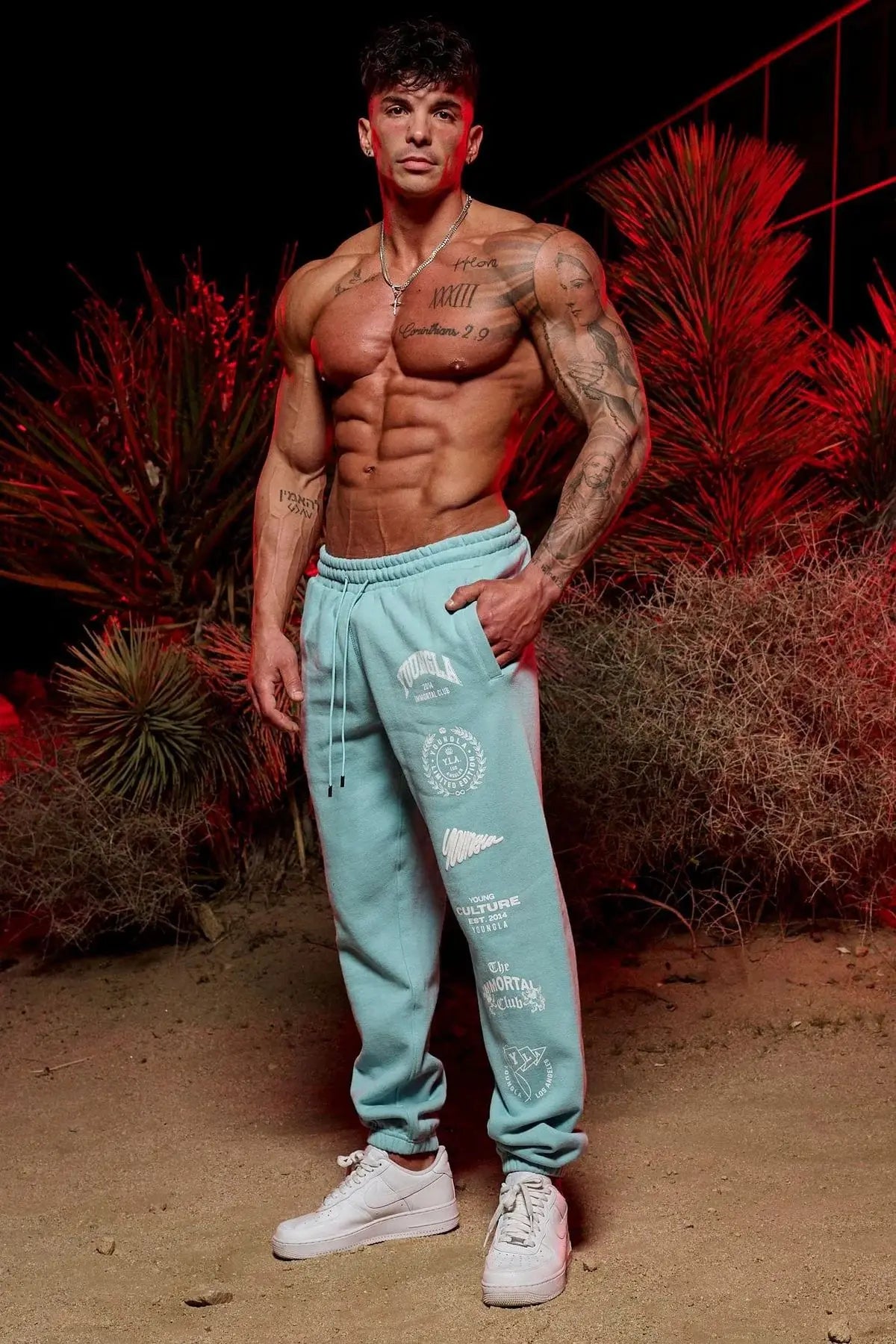 YOUNGLA Sweatpants