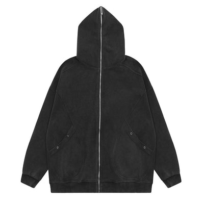 Masked Hooded Sweater Cardigan Men