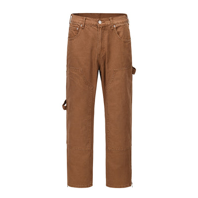 Wood Overalls Casual Pants Men's Trendy Casual Pants